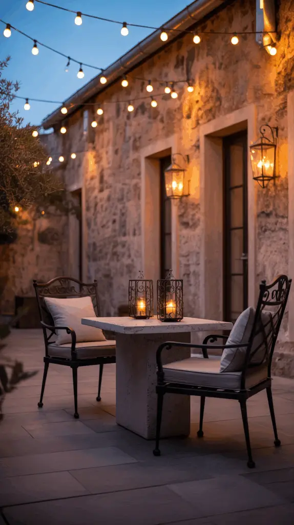 Elegant European Farmhouse Outdoor Space Ideas for a Chic and Cozy Retreat