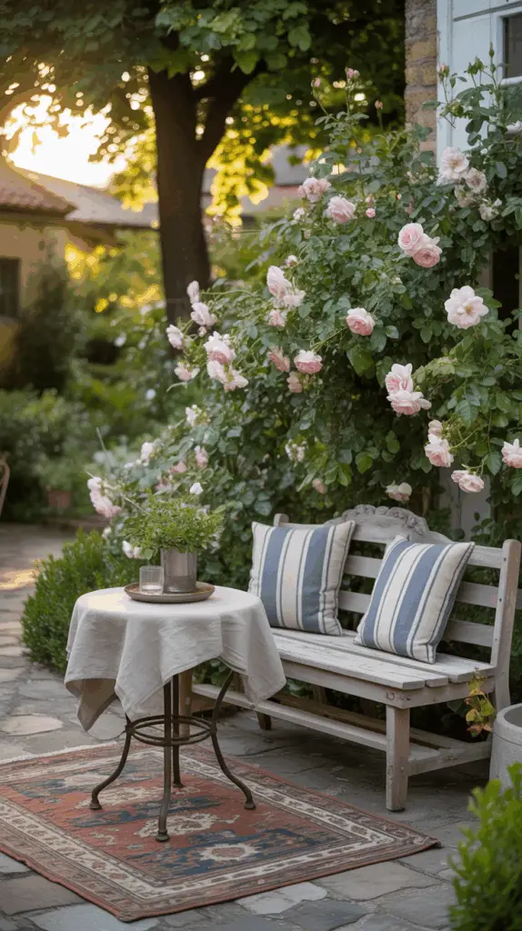 Elegant European Farmhouse Outdoor Space Ideas for a Chic and Cozy Retreat