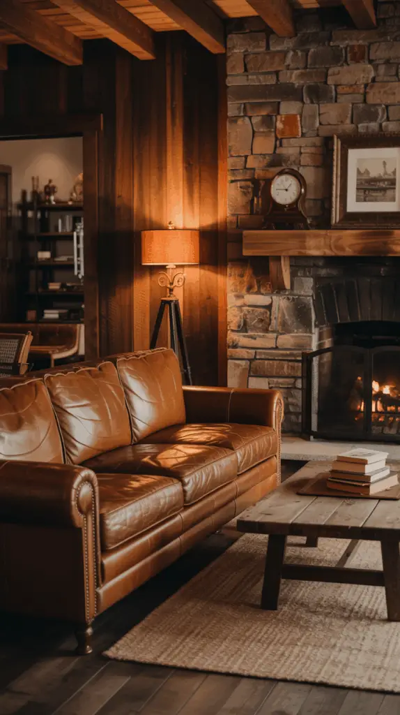 Vintage Cowboy Living Room Vibes: Rustic Charm with Timeless Western Style