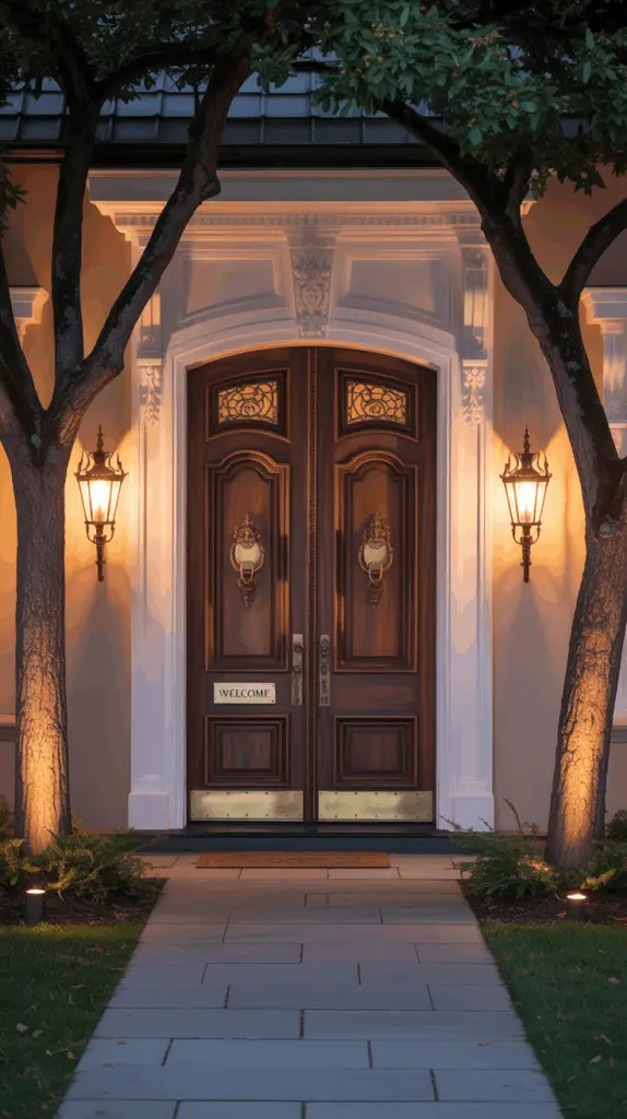 Designer Secrets for Styling a Double Door Entryway Like a Pro: Elegant Curb Appeal and Lasting First Impressions