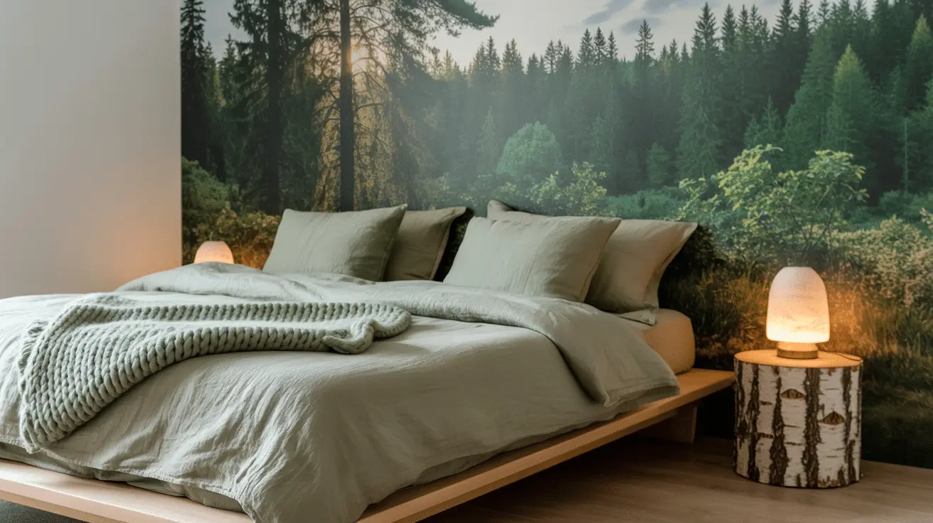 Scandinavian Forest Bedroom Ideas for Calm and Serene Vibes