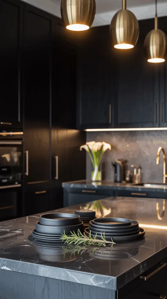 Sleek Design Tips for a Modern Black Kitchen Makeover That Feels Timeless