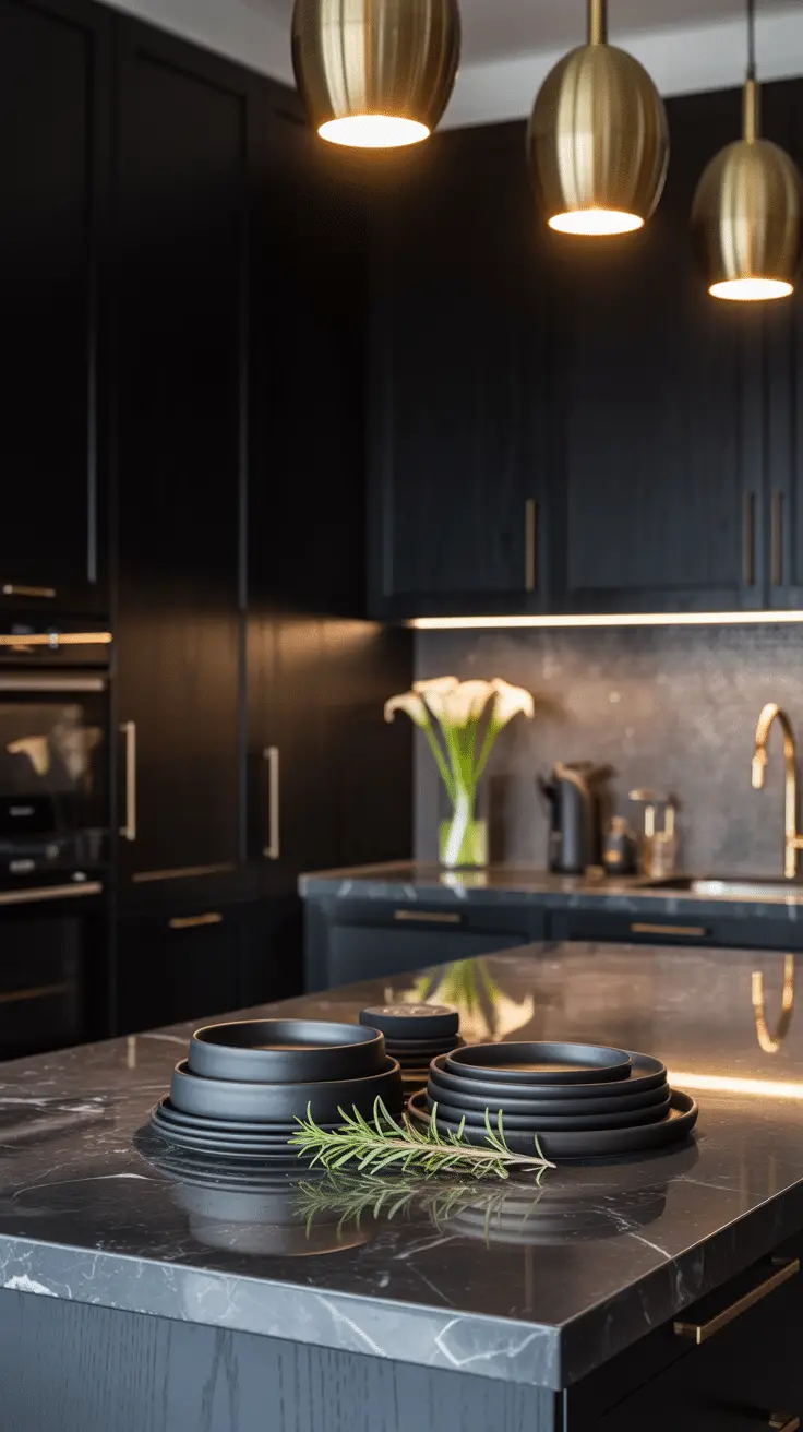Sleek Design Tips for a Modern Black Kitchen Makeover That Feels Timeless