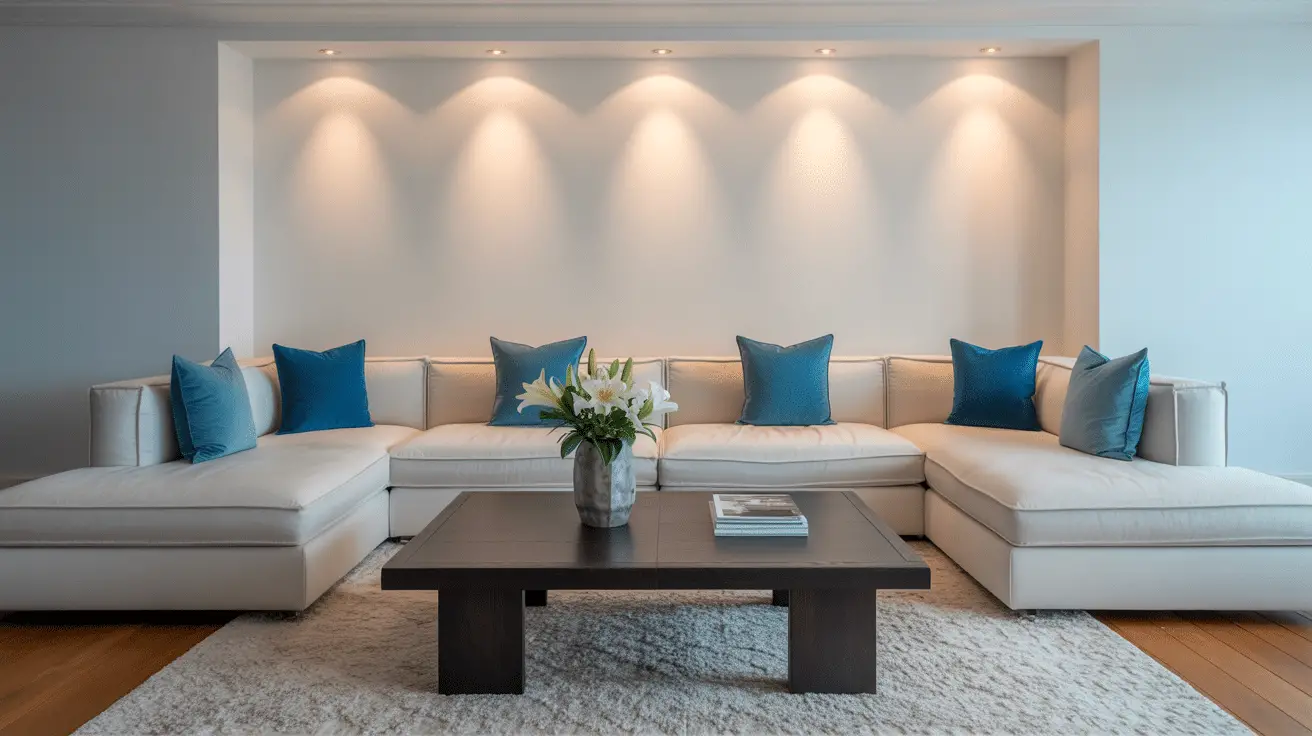 How to Design a Modern Blue and Cream Living Room: Designer Tips for a Sophisticated Space