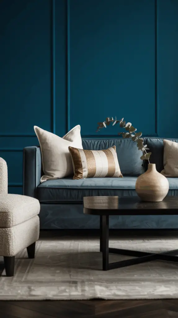 How to Style Dark Living Room Ideas with Dramatic Paint for a Bold and Sophisticated Space