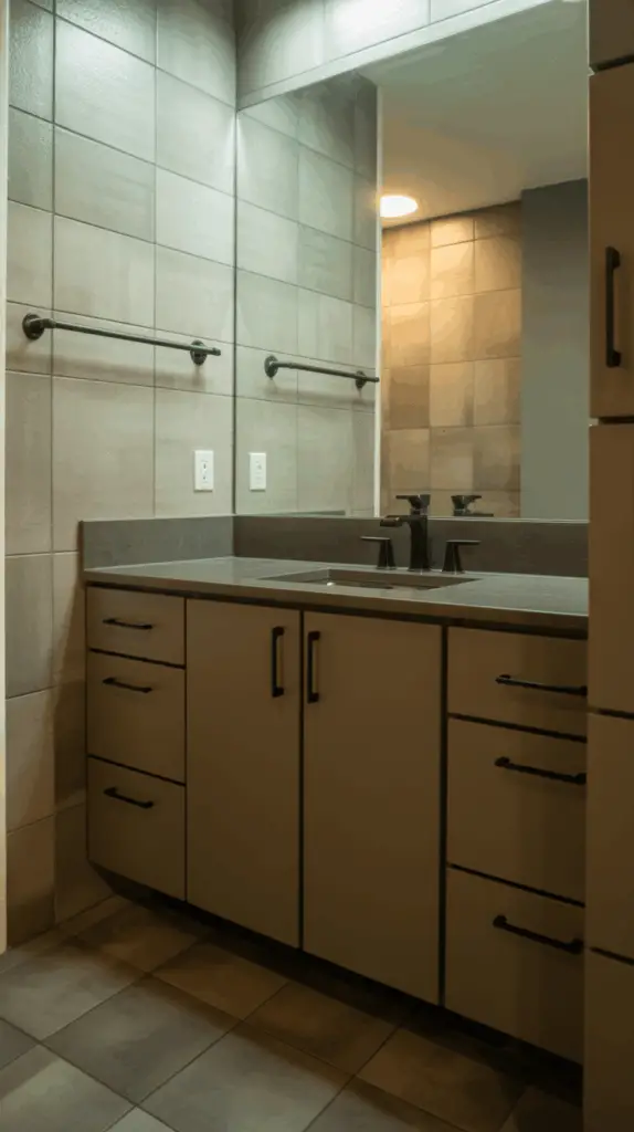 Modern Teen Boy Bathroom Design Ideas with Smart and Stylish Storage Solutions