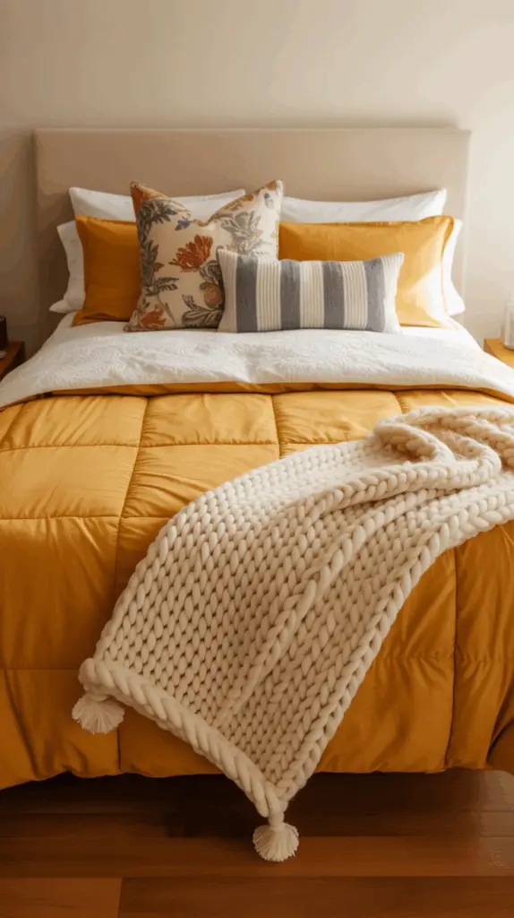 Transform Your Dorm Room with Vibrant and Colorful Bedding Ideas