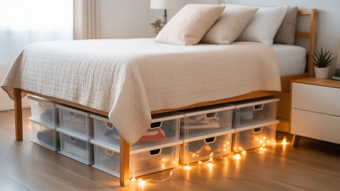Cozy Dorm Bed Setup Ideas with Smart Under-Bed Organization That Saves Space