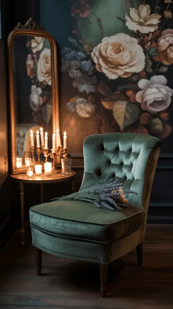 Dark Feminine Room Makeover Ideas on a Budget for a Moody, Luxe Look