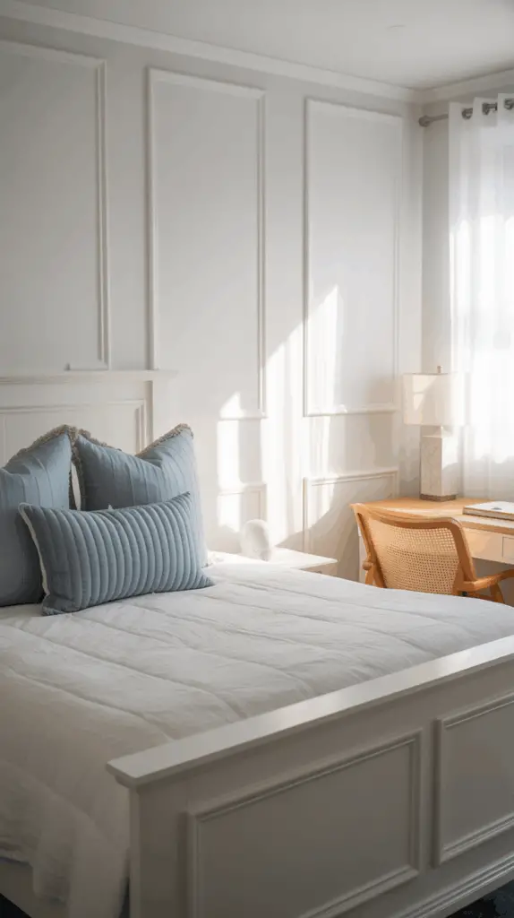 Minimal Coastal Preppy Teen Room Ideas for a Fresh and Timeless Feel