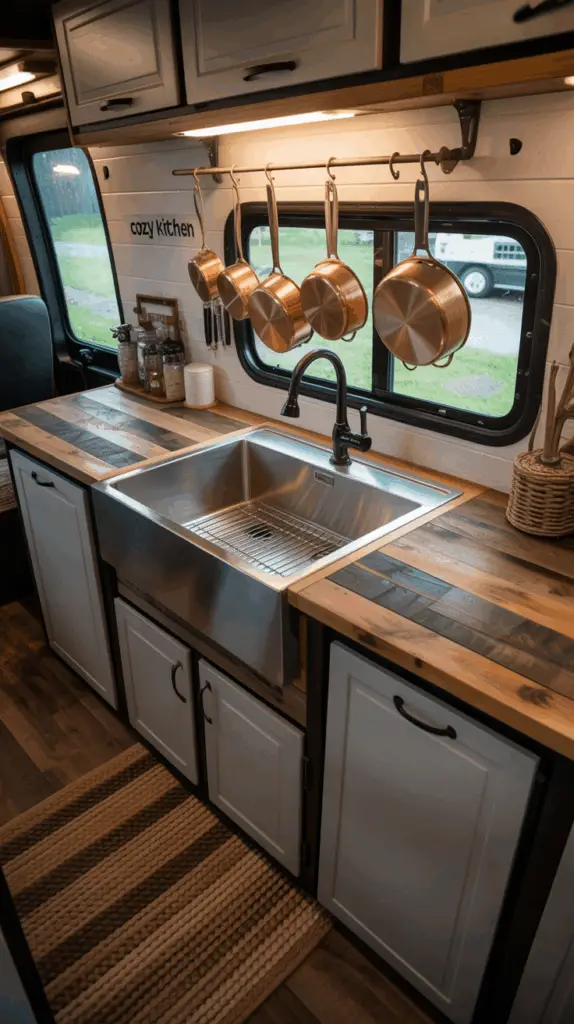 Stylish Rustic Camper Remodel with Boho Touches for a Cozy, Personalized Retreat