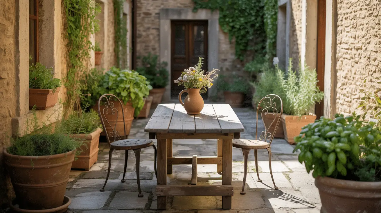 Elegant European Farmhouse Outdoor Space Ideas for a Chic and Cozy Retreat