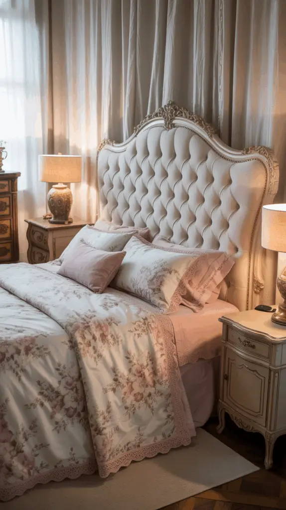 Elegant French Country Blue and Cream Bedroom Ideas for Timeless Charm