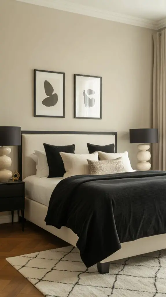 Bold and Beautiful Black and Cream Bedroom Designs: Create a Chic, Elegant Retreat