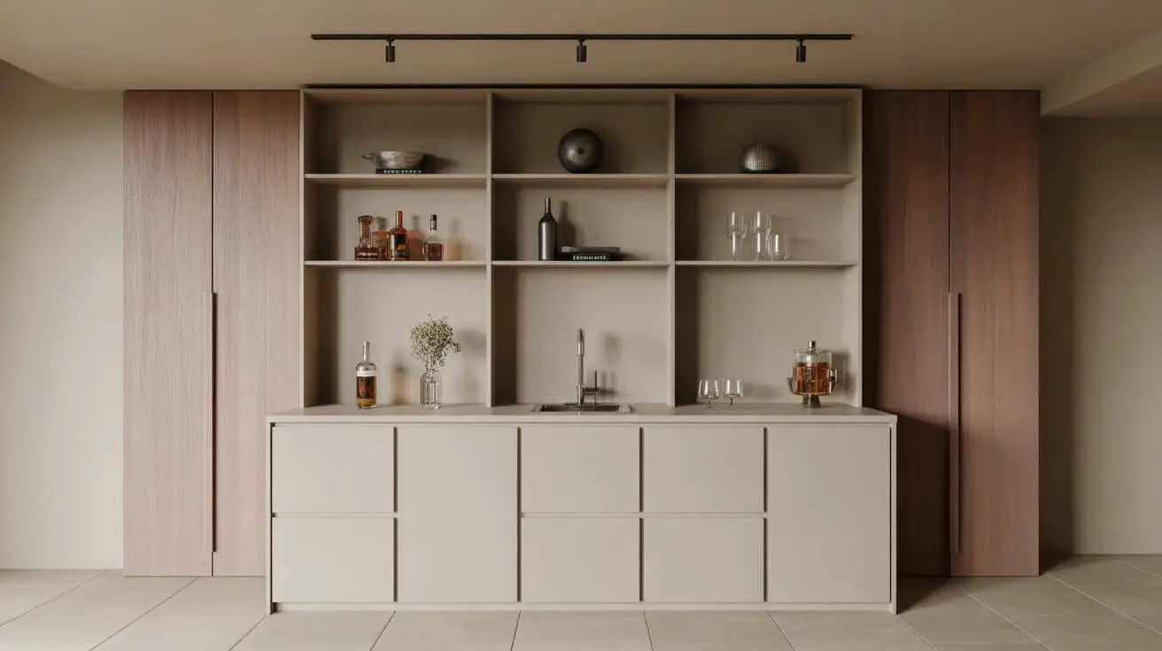 Minimalist Living Room Bar Designs for a Sleek Look: Achieving Elegance with Simplicity