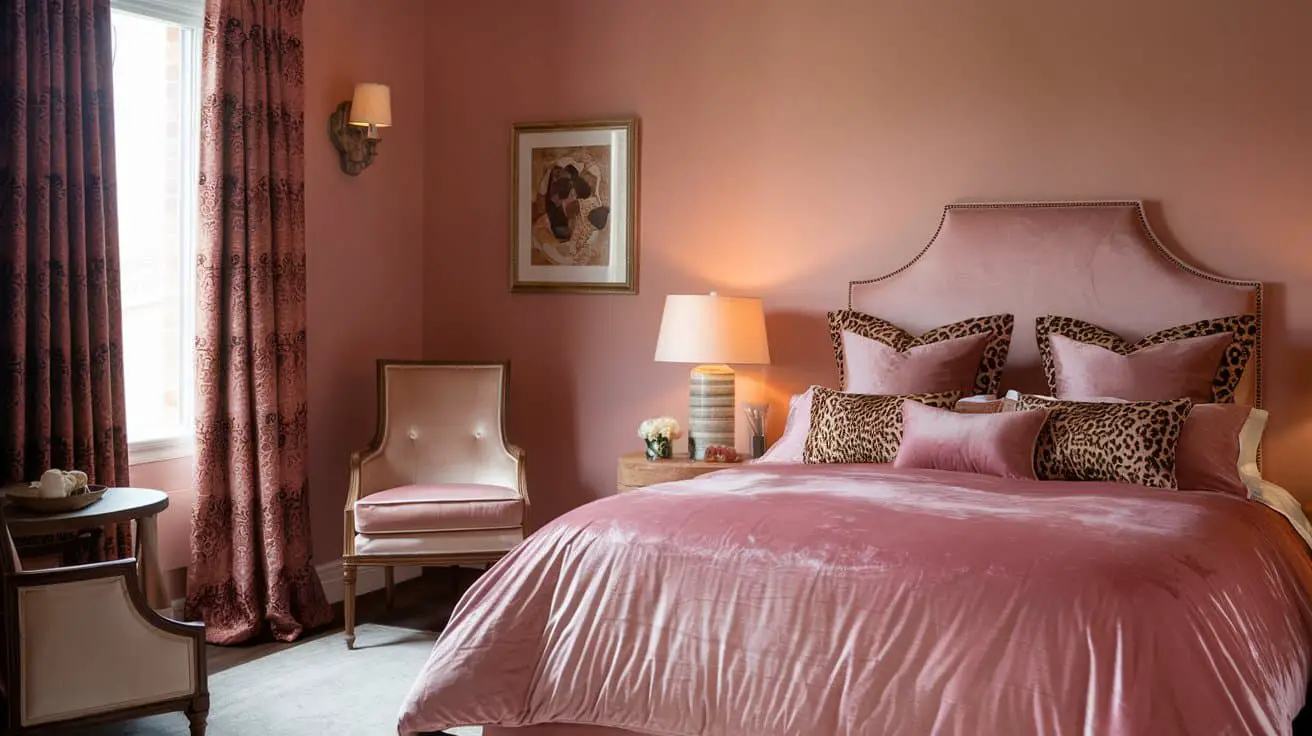 Vibrant Pink and Leopard Bedroom Designs: Trendy Ideas for a Bold, Stylish Space