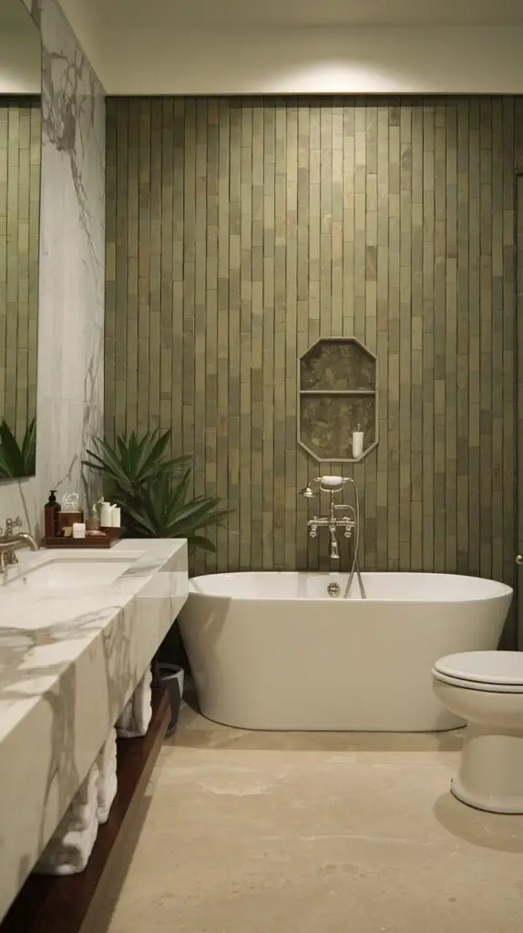 Chic and Cozy Olive Green Bathroom Ideas for Your Next Renovation