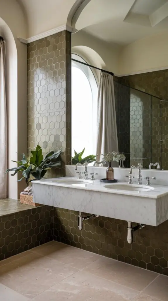 Chic and Cozy Olive Green Bathroom Ideas for Your Next Renovation
