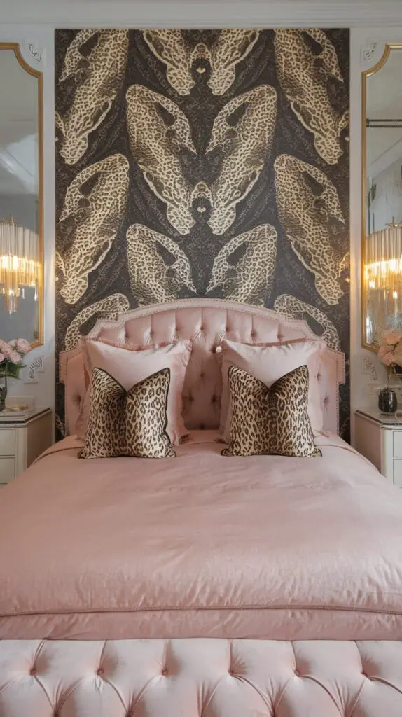 Vibrant Pink and Leopard Bedroom Designs: Trendy Ideas for a Bold, Stylish Space