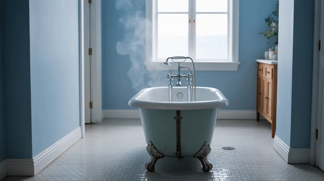 Coastal Blue Bathroom: Blending Elegance with Seaside Charm for a Relaxing, Stylish Retreat