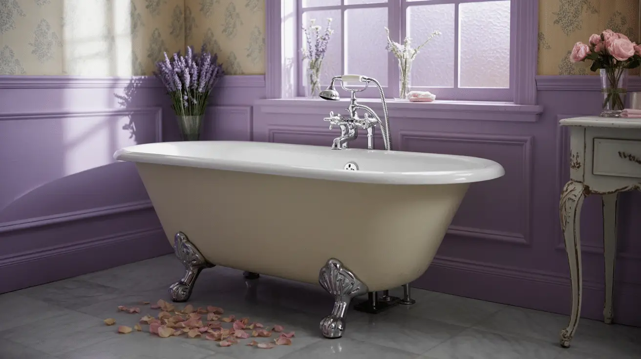 Vintage Purple Bathroom Ideas for a Timeless Appeal