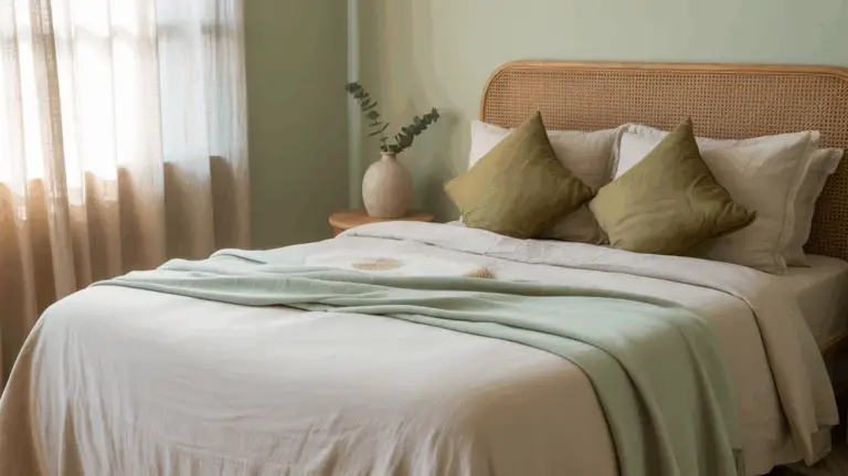 Serene Green Boho Bedroom Ideas for a Tranquil Retreat: Create Your Ideal Escape with Natural Elements and Cozy Vibes