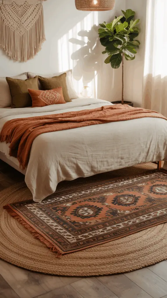 Serene Green Boho Bedroom Ideas for a Tranquil Retreat: Create Your Ideal Escape with Natural Elements and Cozy Vibes