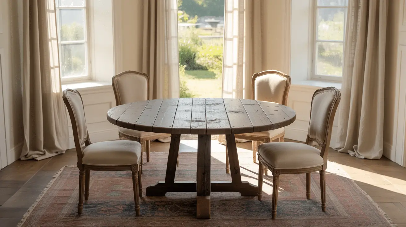Small Space Farmhouse Dining Room Table Layout Tips for Style and Function