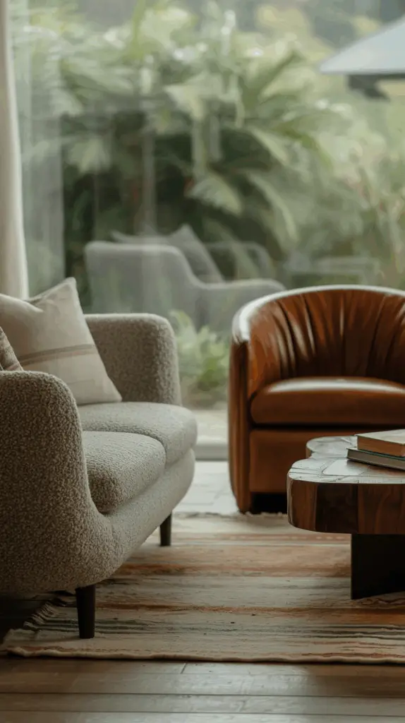 How to Mix Grey and Brown Living Room Textures for a Timeless, Sophisticated Look