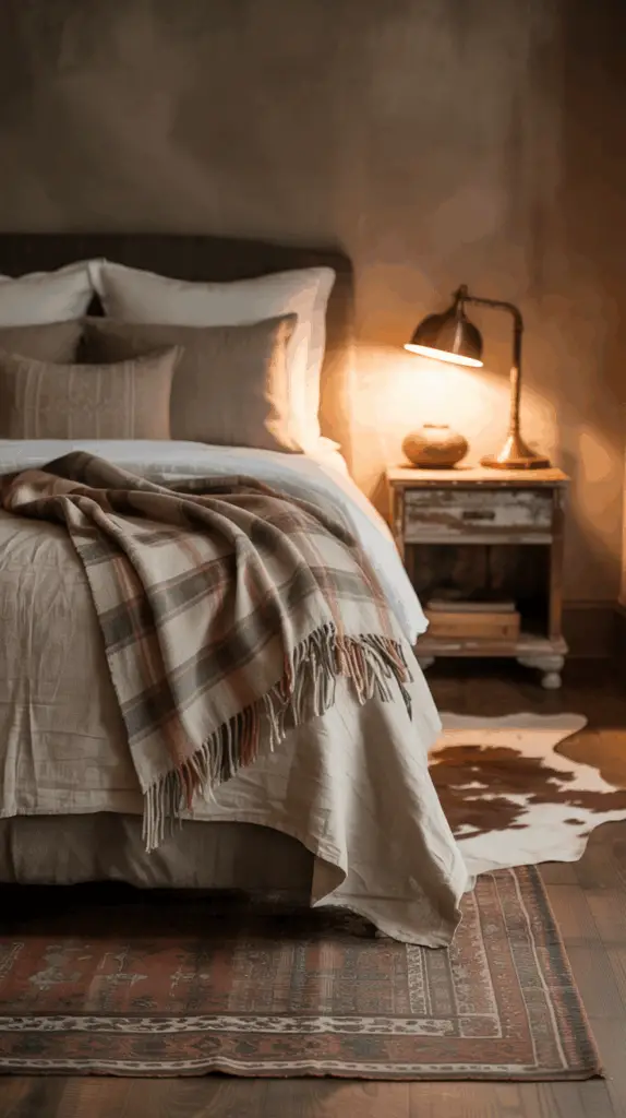 Dark Moody Western Bedroom Aesthetic Inspiration for Elevated Rustic Charm