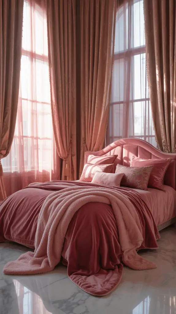 Achieve a Dreamy Pink Royal Bedroom with Perfect Style
