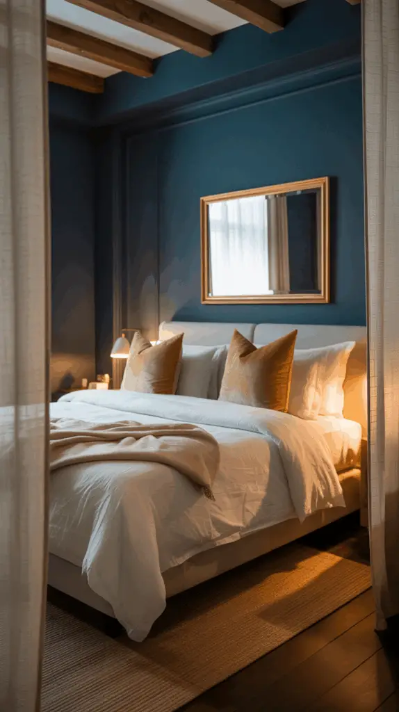 Design a Relaxing Retreat with Dark Blue Bedroom Aesthetic: Create a Serene and Elegant Space