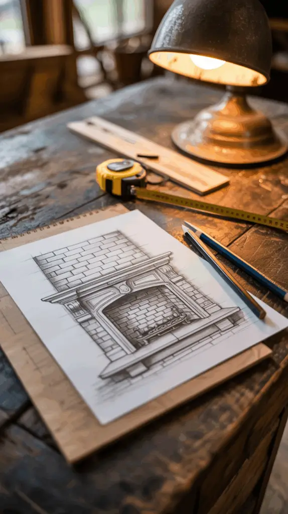 How to Create a DIY Fireplace with Reclaimed Wood for a Rustic Home Upgrade