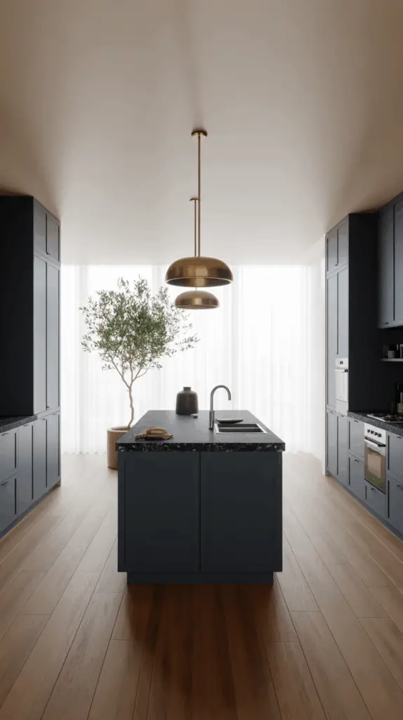 Sleek Modern Kitchen Ideas with Matte Black Fixtures and Lighting for a Timeless, Stylish Space