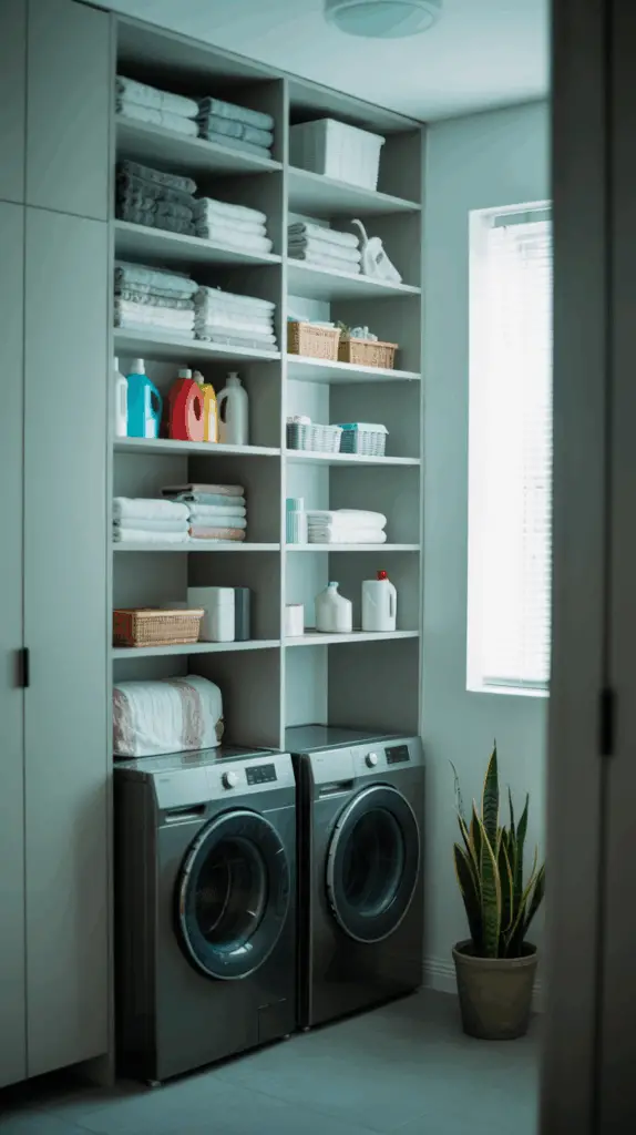 Maximize Small Spaces: DIY Laundry Room Shelves for Stylish and Efficient Organization