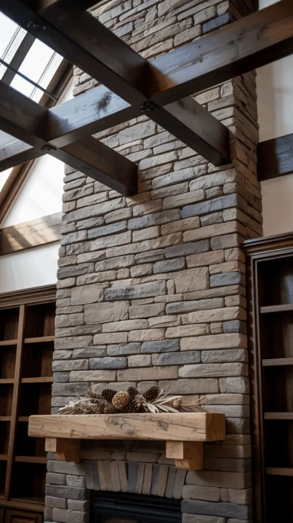 Modern Rustic Stone Fireplace Designs to Elevate Your Home’s Style: Warmth, Charm, and Elegance Combined