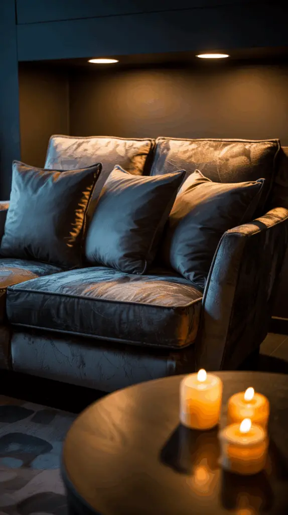 Cozy Up Your Space with Dark Living Rooms Inspirations: Embrace Warmth and Style with Deep Hues