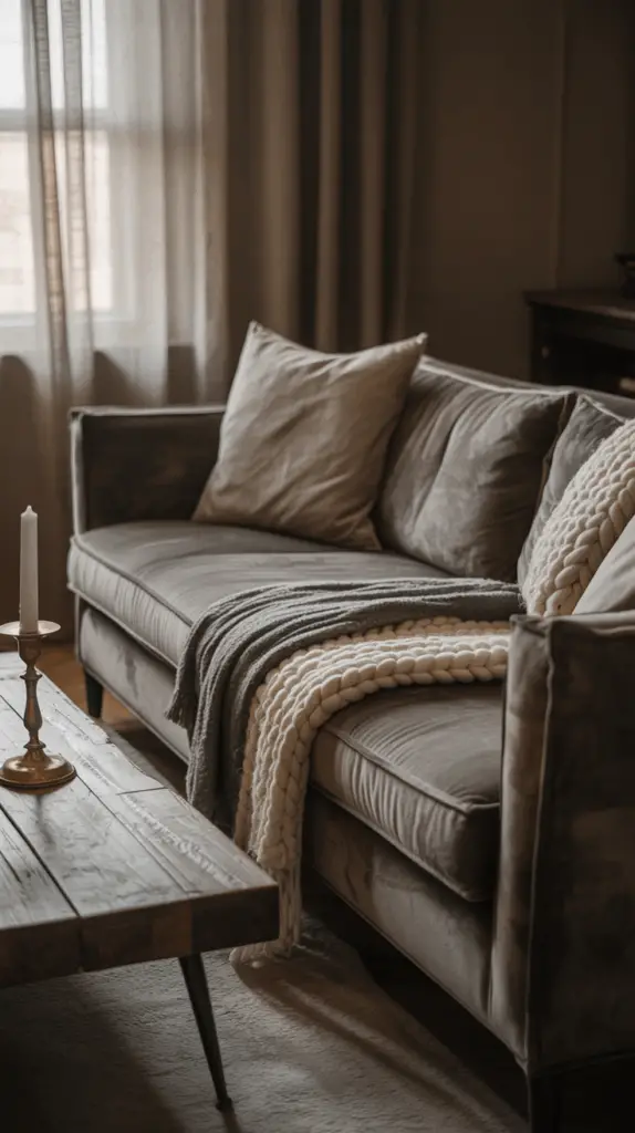 Cozy Up Your Space with Dark Living Rooms Inspirations: Embrace Warmth and Style with Deep Hues
