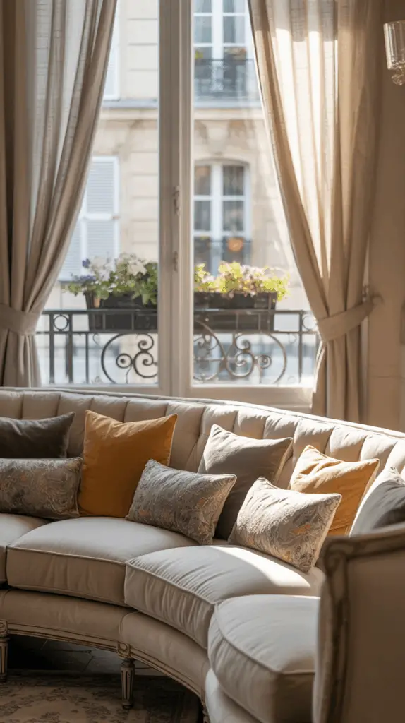 Creating a Cozy Parisian Living Room: Warmth, Elegance, and French Charm Combined