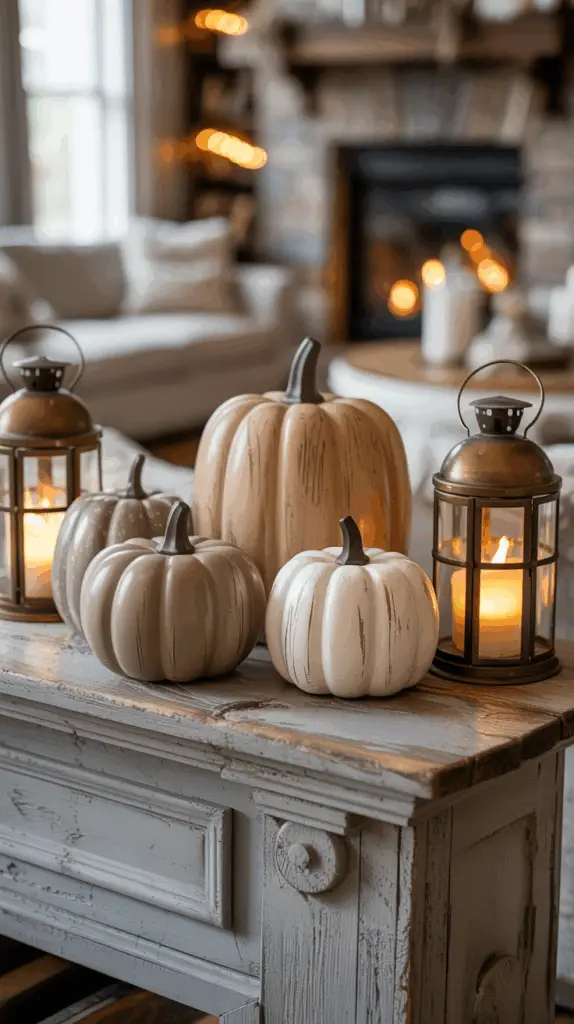 Create a Spooky Twist with a Farmhouse Halloween Mantel: Cozy, Rustic, and Eerie Ideas