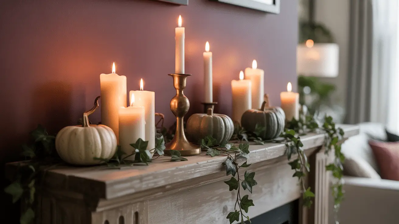 Create a Spooky Twist with a Farmhouse Halloween Mantel: Cozy, Rustic, and Eerie Ideas