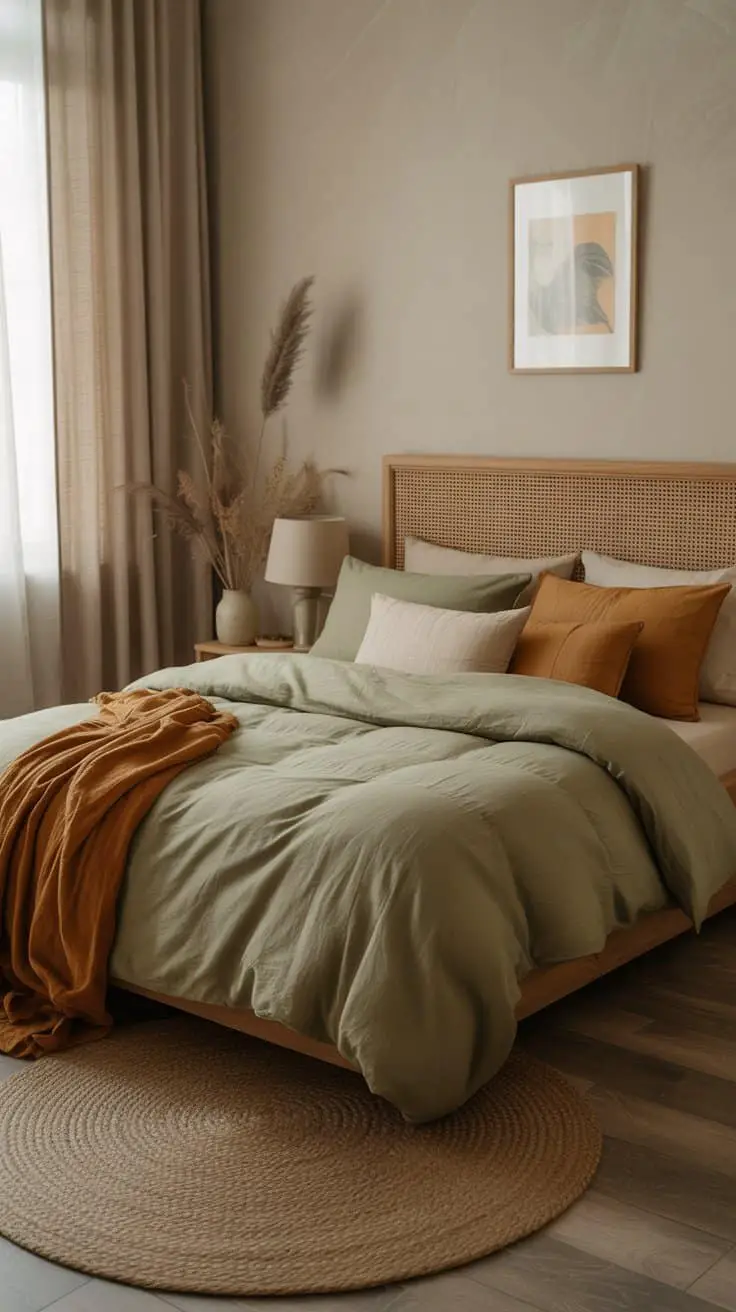 Sustainable Green and Brown Bedroom Decor Ideas for an Eco-Friendly ...