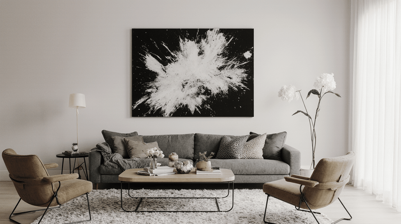 Maximize Style with Large Wall Decor Living Room Inspiration