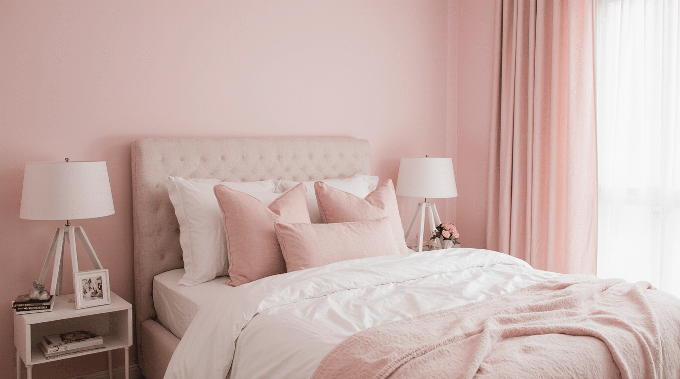 Whimsical Pink and White Bedroom Ideas for a Chic, Cozy, and Elegant Space