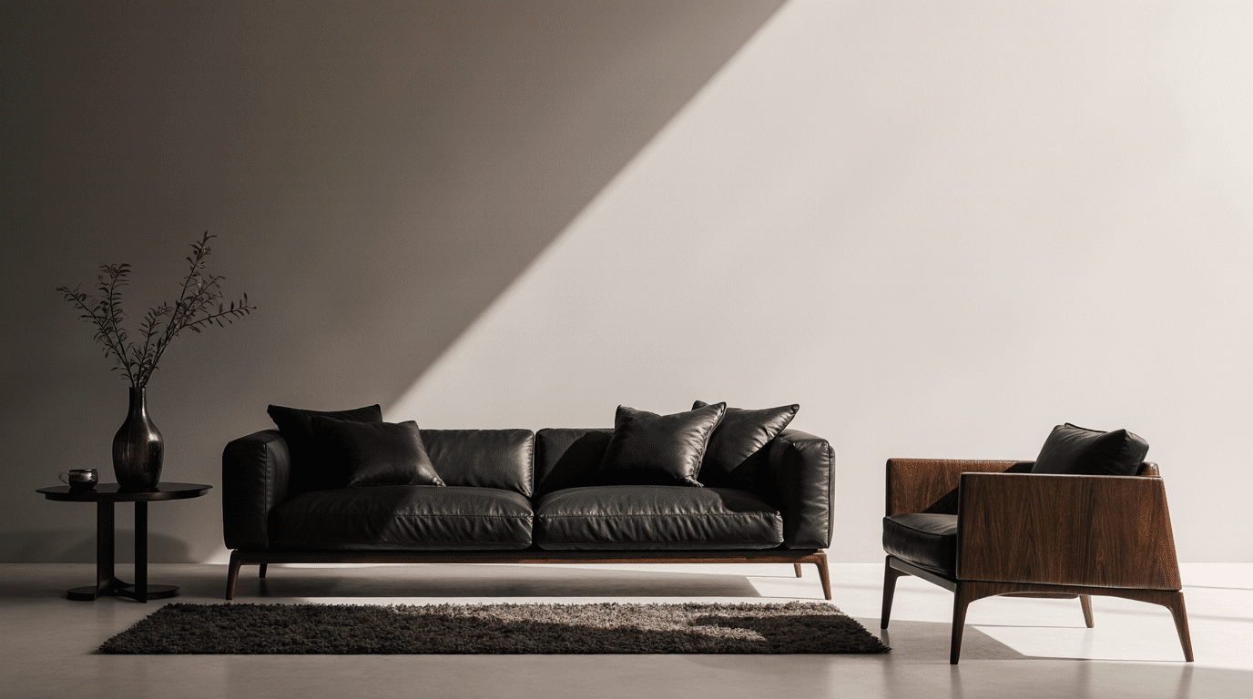 Luxury Black and Brown Living Room Designs: Elevate Your Space with High-End Style