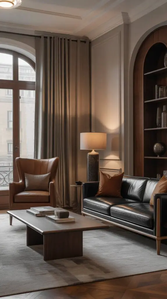Luxury Black and Brown Living Room Designs: Elevate Your Space with High-End Style