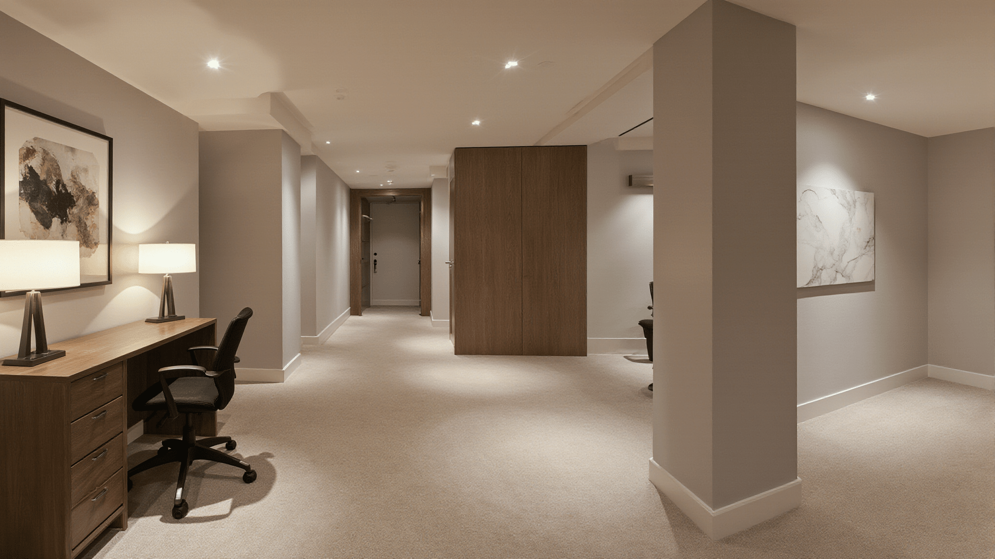 Modern Basement Office Designs: Create a Stylish and Functional Workspace for the Contemporary Worker
