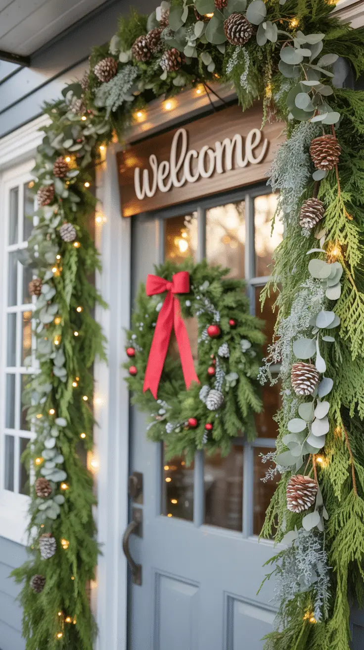 5 Inspiring Christmas Porch Decor Ideas for Front Doors That Wow Guests