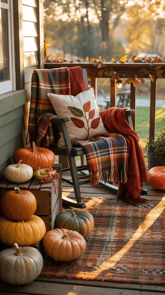 Easy Small Front Porch Fall Decor Ideas for Instant Charm