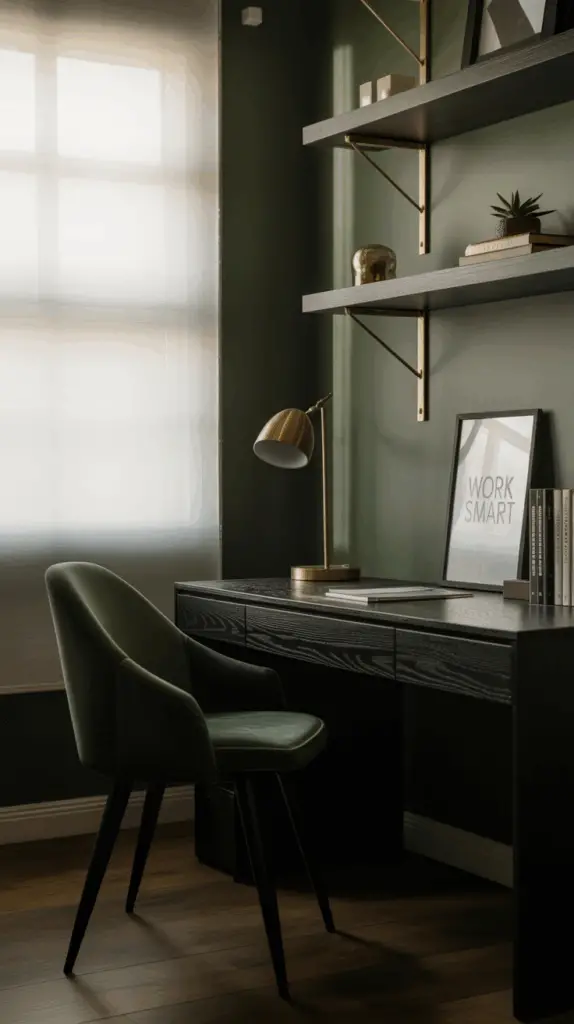 Transform Your Workday with Small Moody Office Design for Productivity and Style